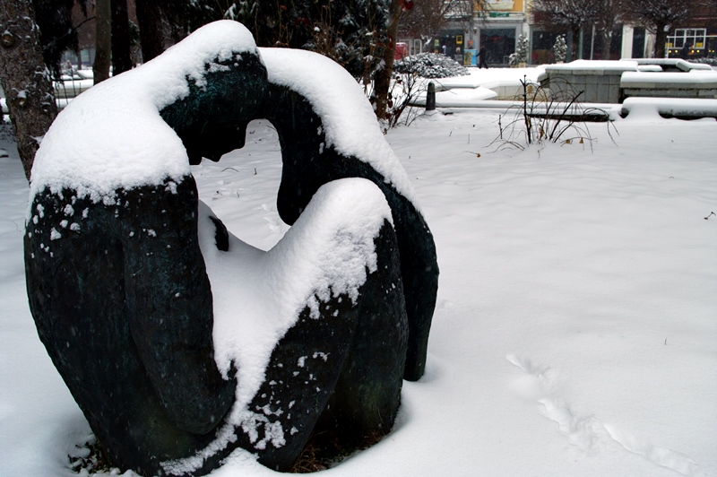 Каскадата като зимна приказка – фоторазказ на Плевен за Плевен