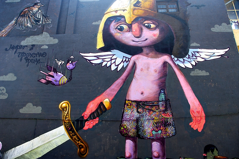 Градът /ни/ живна – фото-разказ за една графити-акция