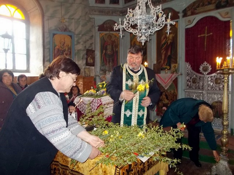 Празнична литургия за Цветница отслужиха в Комарево