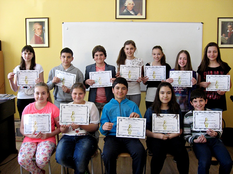 12 ученици от Прогимназия „Цветан Спасов” се класираха на Националното състезание” „Ключът на музиката”