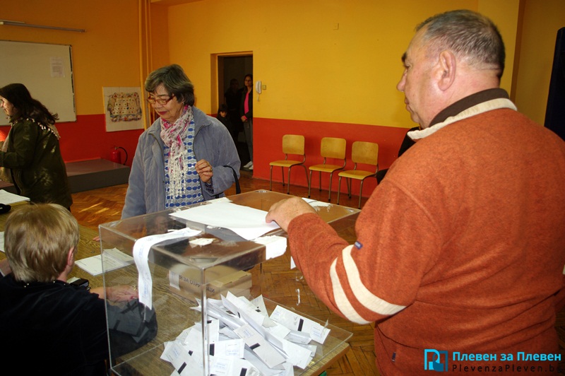 16,4% е избирателната активност в община Плевен към 13 ч.