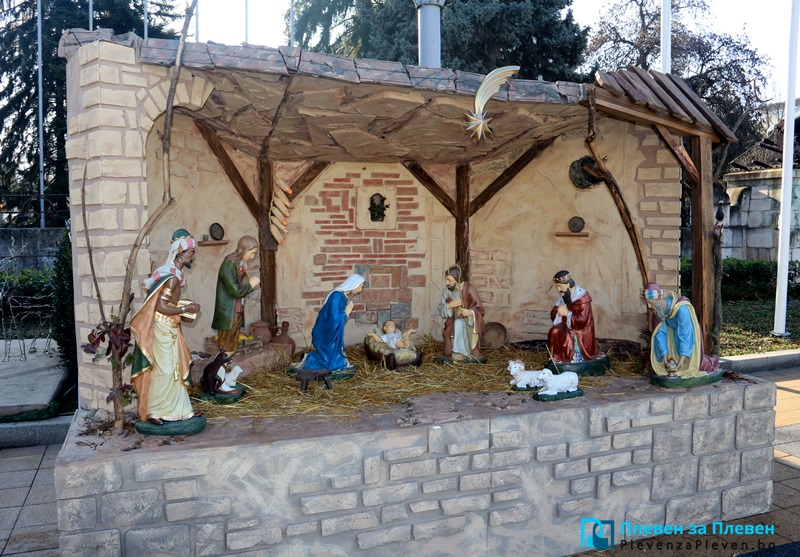 Сцена на Рождество Христово показват днес в центъра на Плевен