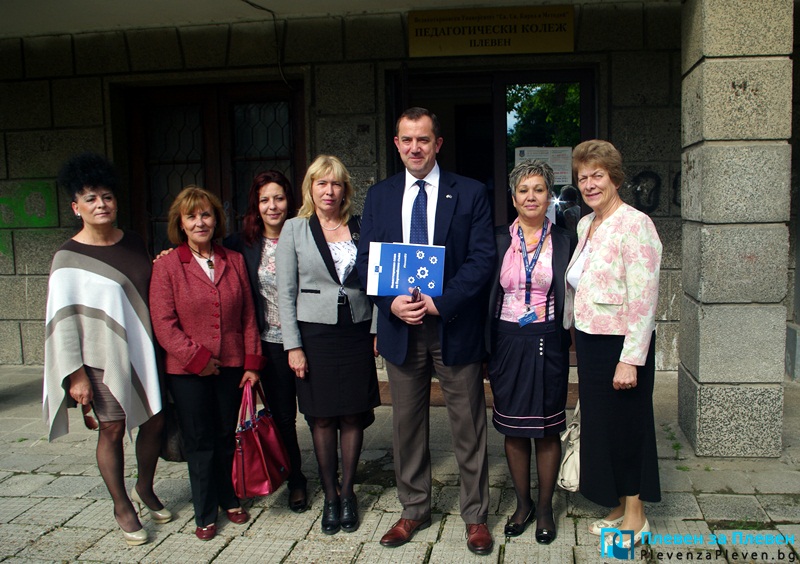 Ръководителят на Представителството на Европейската комисия в България гостува в Плевен