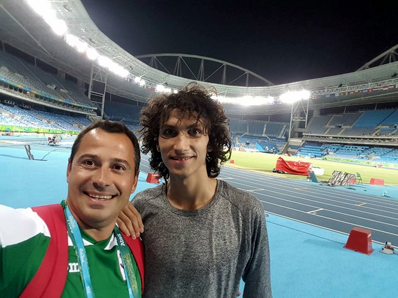 Тихомир Иванов и Георги Гетов си щракнаха селфи на Олимпийския стадион в Рио