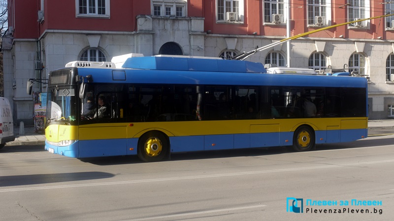 Тролейбусният транспорт в Плевен ще е безплатен навръх Нова година