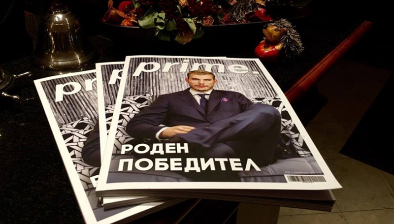 Плевенчанинът Михаил Христов на корицата на списание „Prime“