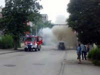 Техническа неизправност е причина за вчерашния пожар в автомобил в Плевен