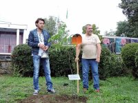 Веско Плачков и Христо Мутафчиев посадиха дръвче по повод 180 години от рождението на Левски