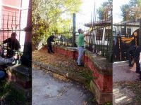 Доброволци боядисаха оградата на парка на Къща-музей „Цар Освободител Александър ІІ” в Плевен
