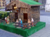 Сцена на Рождество допълва празничния дух в Плевен