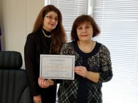 Д-р Мая Петрова е Служител на годината на РЗОК – Плевен за 2017-а