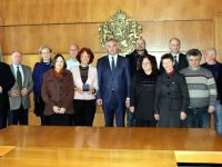 Кметът Спартански връчи паметни знаци на директорите на културни институти в Плевен