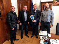 Кметът Георг Спартански се срещна с ръководството на Българската федерация по мини футбол
