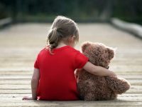 Childhood secrets are best shared with reliable friend. And if you are small sad girl teddybear is willing to be your perfect friend.