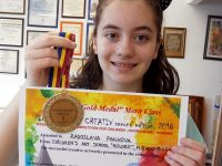 Златен медал и пет почетни награди от конкурс в Румъния за Артшкола „Колорит” – Плевен