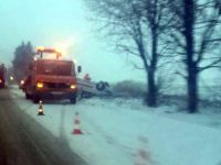 Пътни инциденти заради снеговалежа в Плевенско