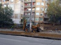 Напредва ремонтът на кръстовището на плевенските улици „Хаджи Димитър” и „Самуил”
