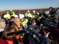 Премиерът Борисов инспектира изграждането на „Балкански поток“ в Плевенско