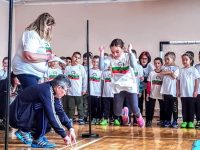 Първокласници на ОУ „Васил Левски“ – Плевен премериха сили в състезанието „Лъвски скок“