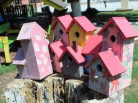 Чудни къщички за птици бяха закачени на различни места в Кнежа
