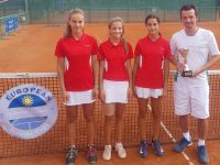 С две плевенчанки националният ни отбор по тенис за девойки до 14 години спечели второ място на Европейската лятна купа.