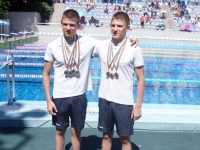 Плевенските плувци Дейвид и Алекс Найденови с медали от държавно първенство във Варна