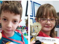Златни статуетки и медали за малки художници на арт школа „Колорит“ от световен конкурс