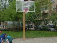 Община Плевен възстанови спортна площадка с нови рингове и кошове за баскетбол