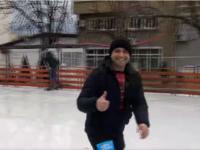 Ледената пързалка в Червен бряг отвори врати! – видео