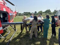 Първи Тренировъчен полет на медицинския хеликоптер се проведе днес в Плевен